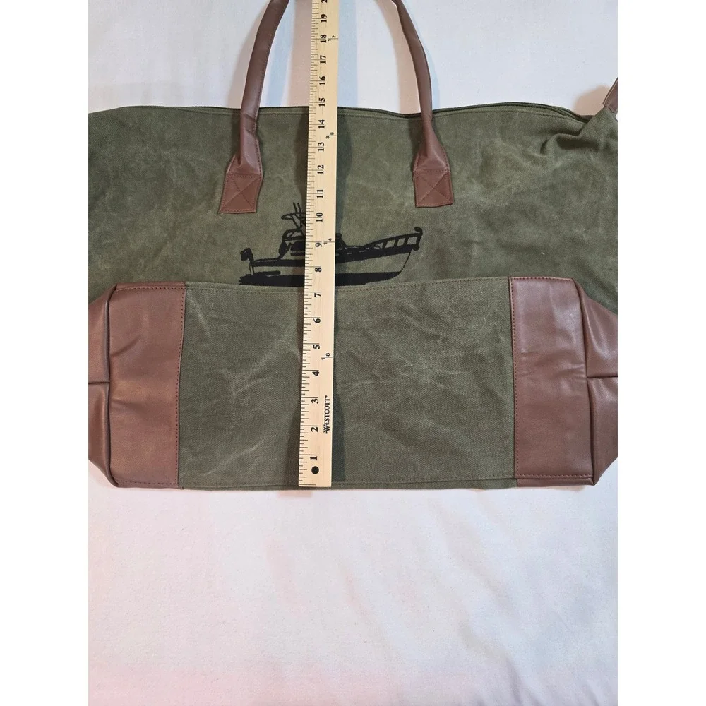 RAj Canvas Duffle Bag Olive Green 